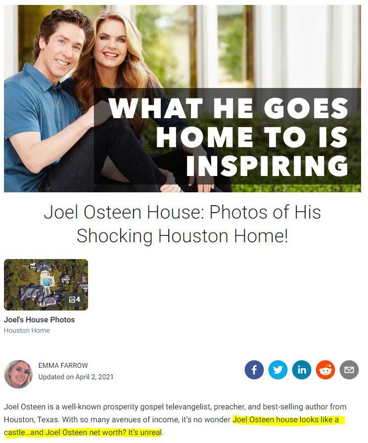 joel osteen hypocrite